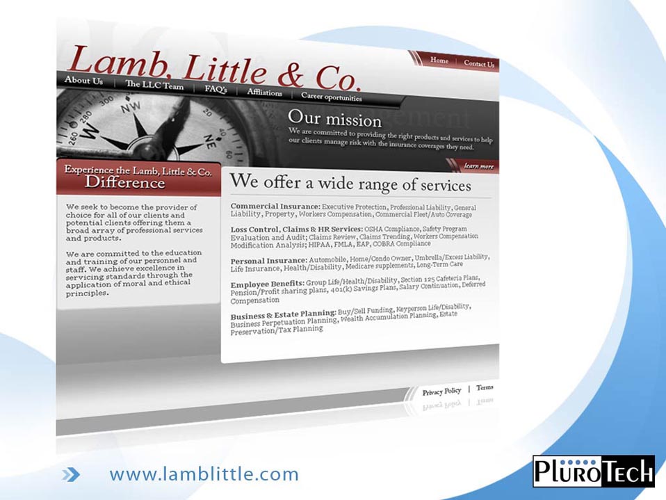 Design of www.lamblittle.com Website