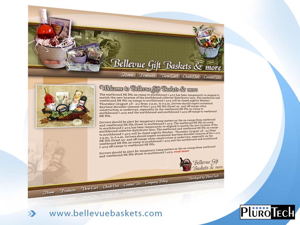 Website Design: www.bellevuebaskets.com