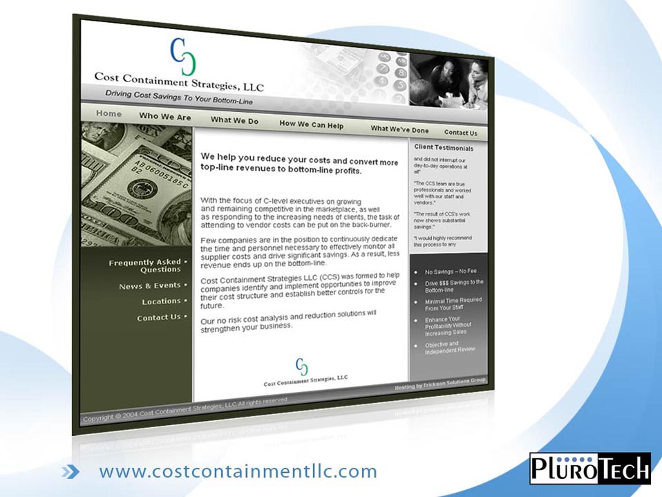 Website Design: www.costcontainmentllc.com