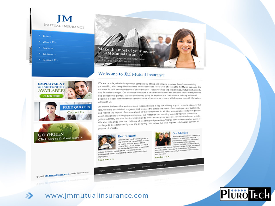 Website Design: www.jmmutualinsurance.com