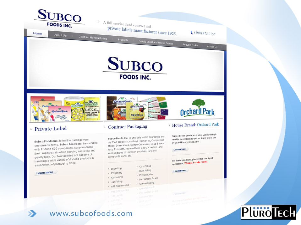 Website Design: www.subcofoods.com