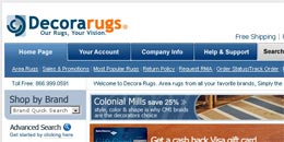 Website Design: www.decorarugs.com